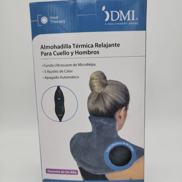 RELAXING NECK & SHOULDER Heating Pad Ultra-soft Micro-Fleece Cover Q1 - Picture 5 of 5